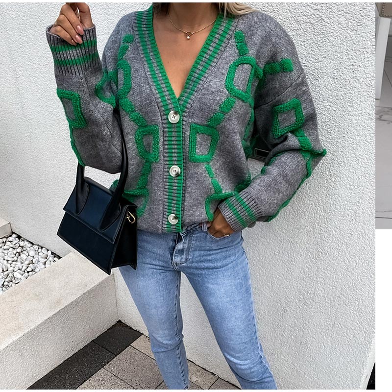 Cardigan Tricoté Tendance Pour Femme | Court