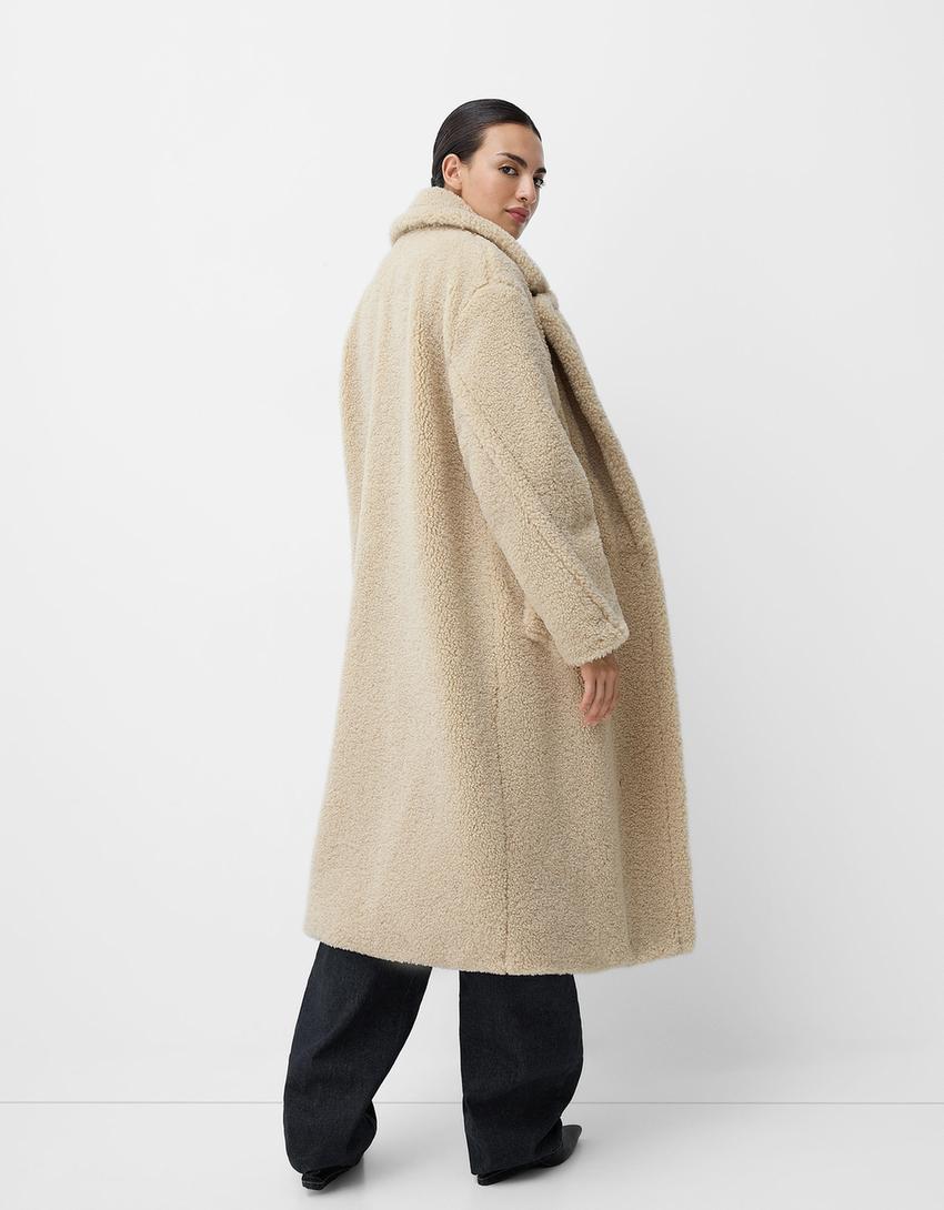 Manteau Long En Peluche Pour Femmes | Classique