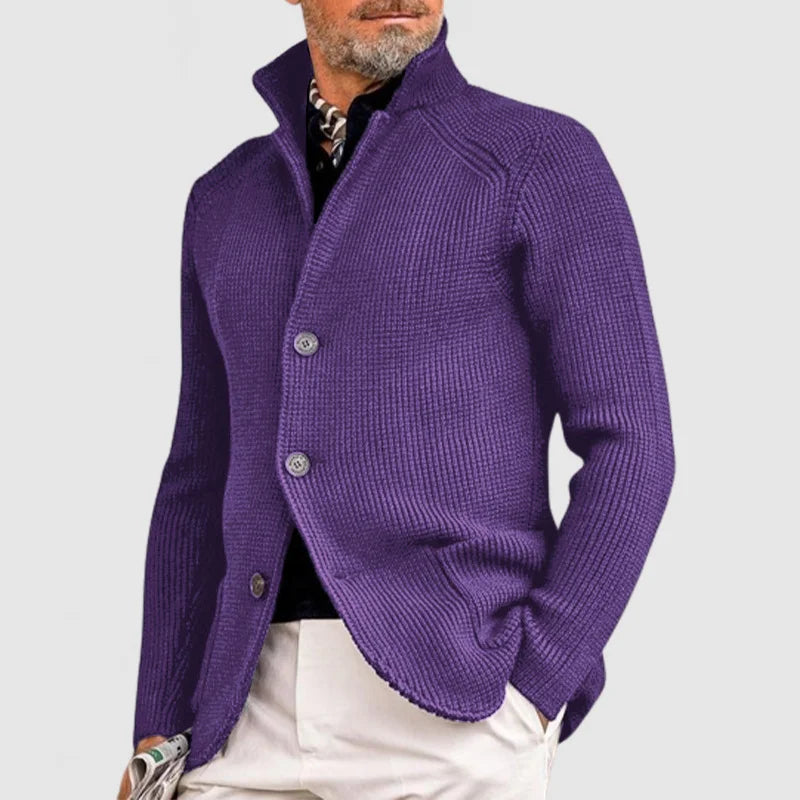Cardigan Boutonné Tendance Pour Homme | Manches Longues