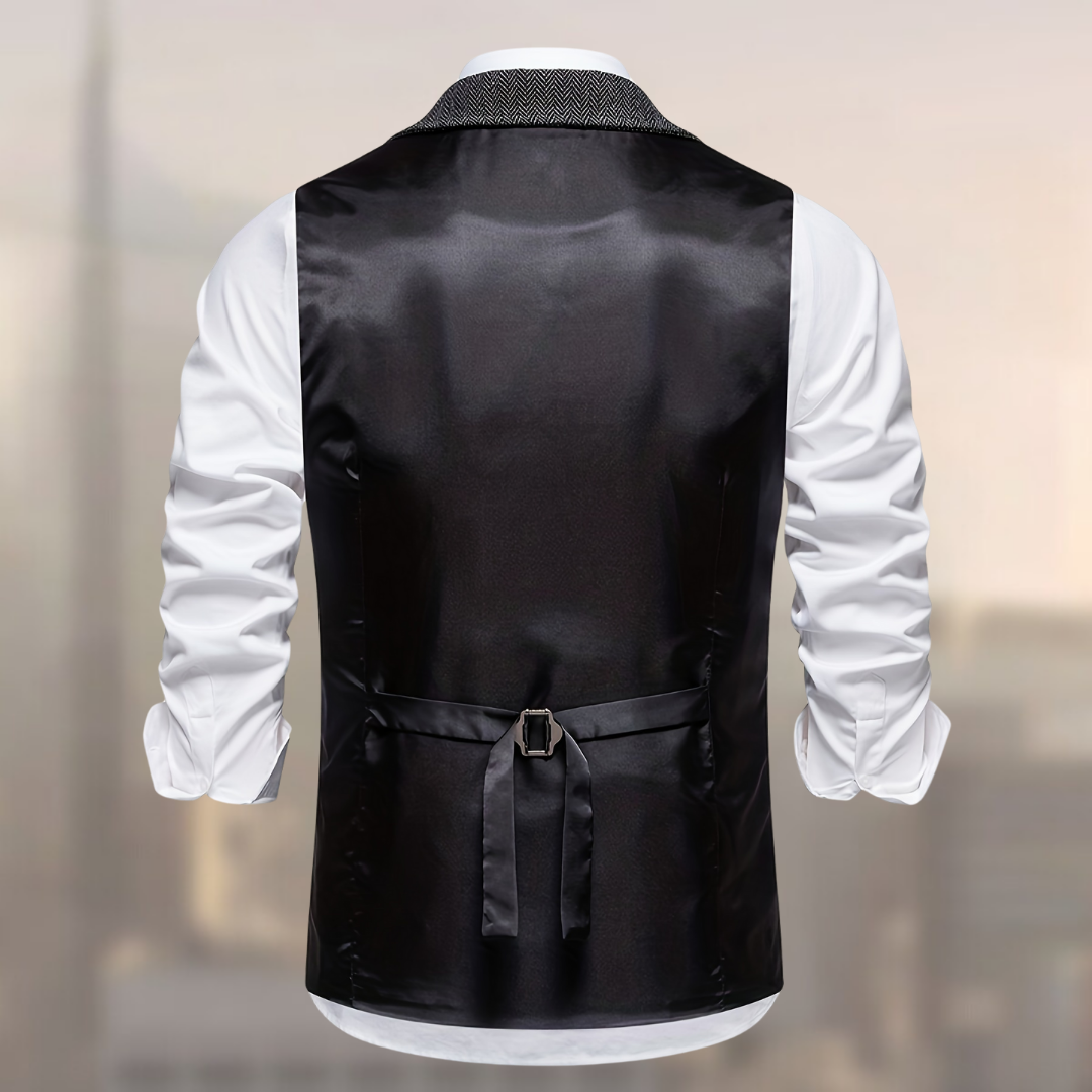 Gilet Boutonné Sans Manches Pour Homme | Vintage