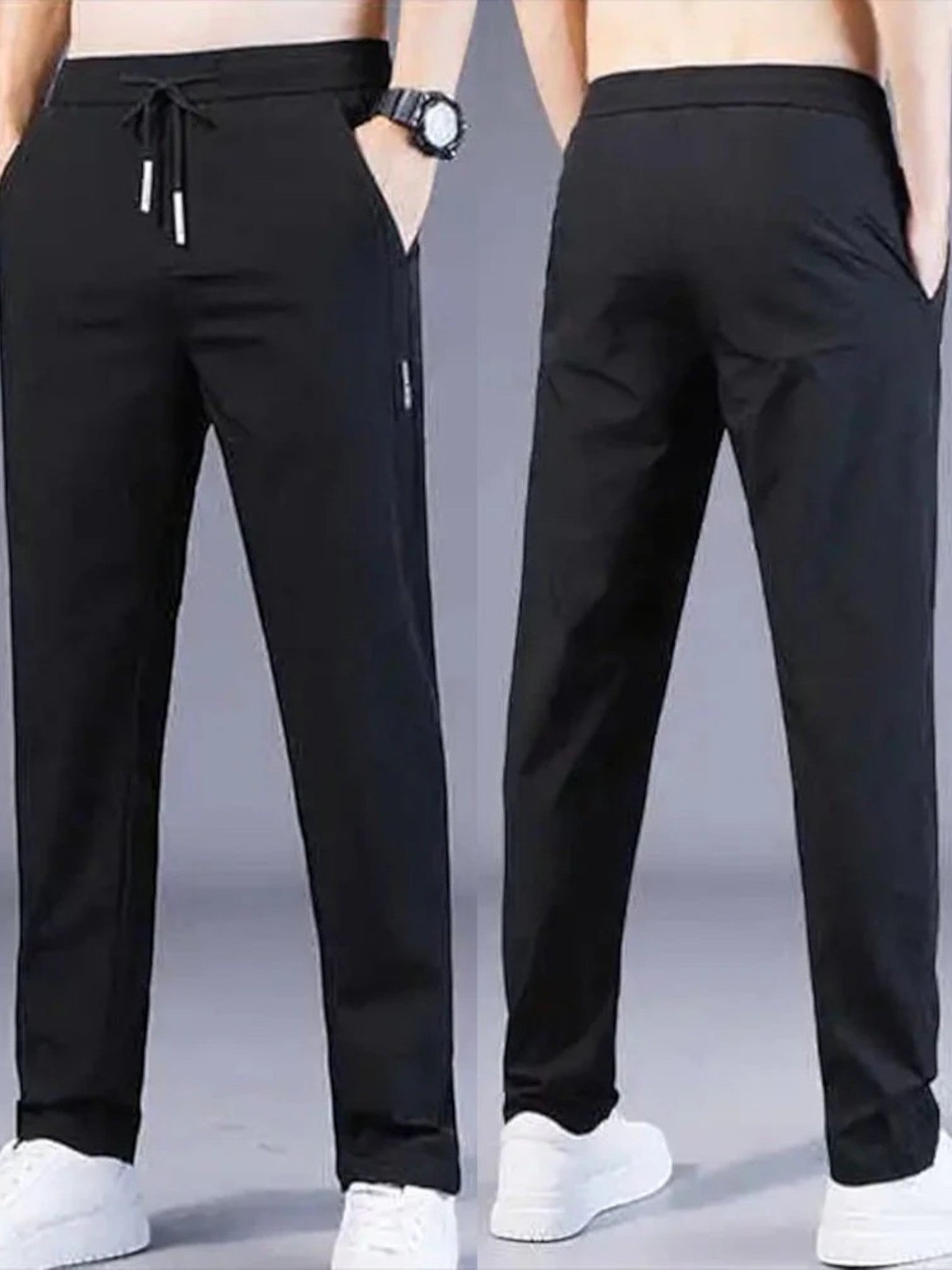 Tobias | Pantalon Décontracté Extensible Pour Homme | Long