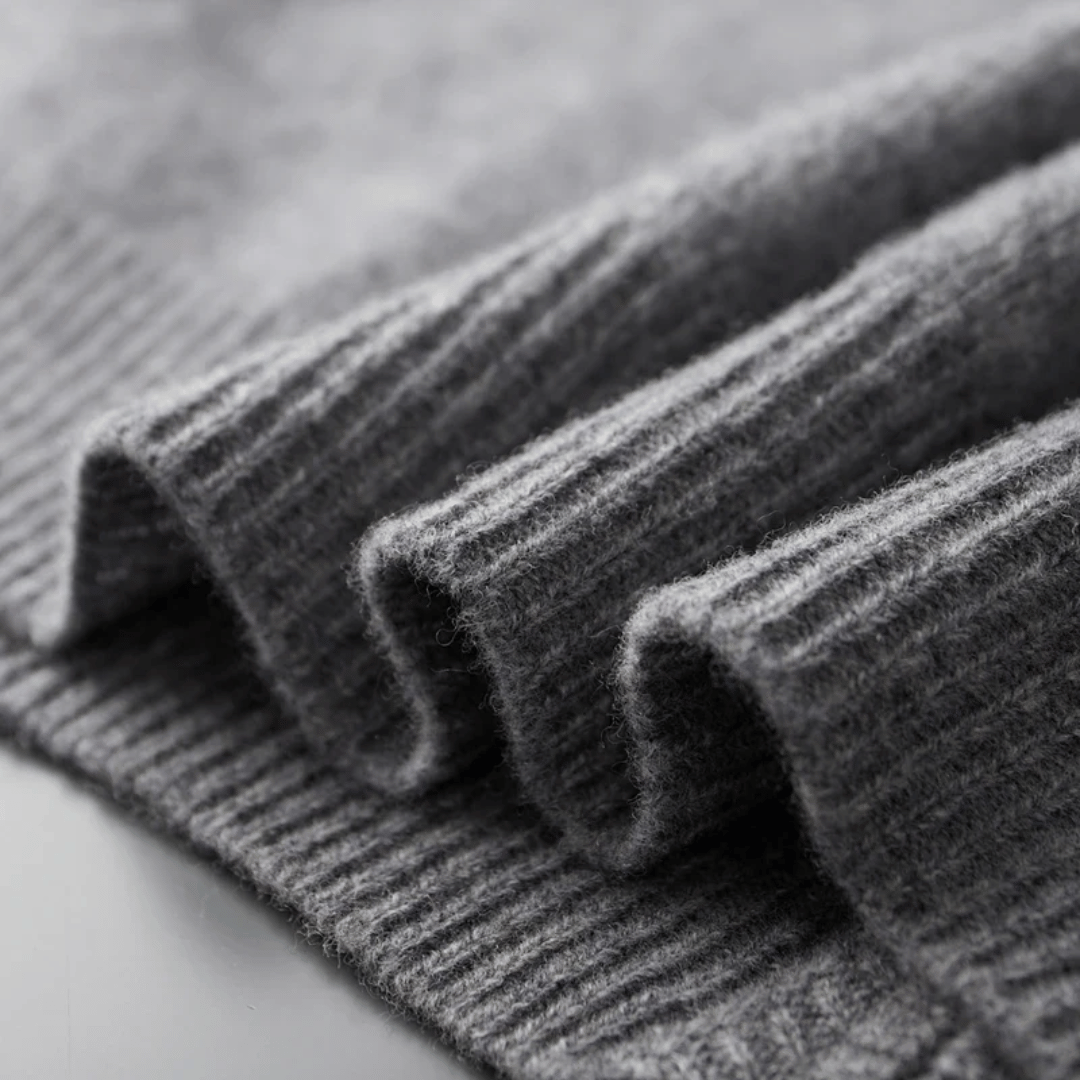 Veste Zippée En Cachemire Pour Homme Pour L'hiver | Manches Longues