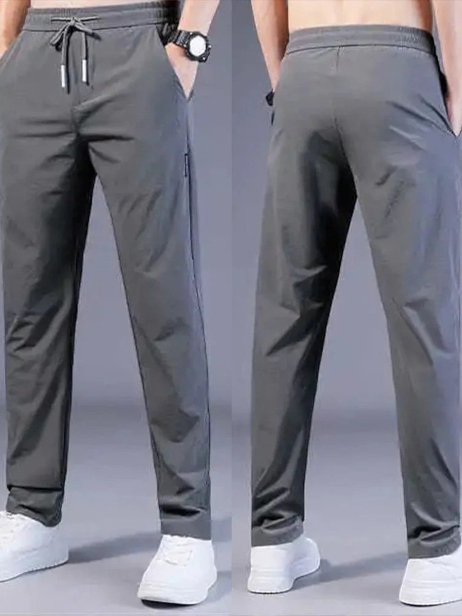 Tobias | Pantalon Décontracté Extensible Pour Homme | Long