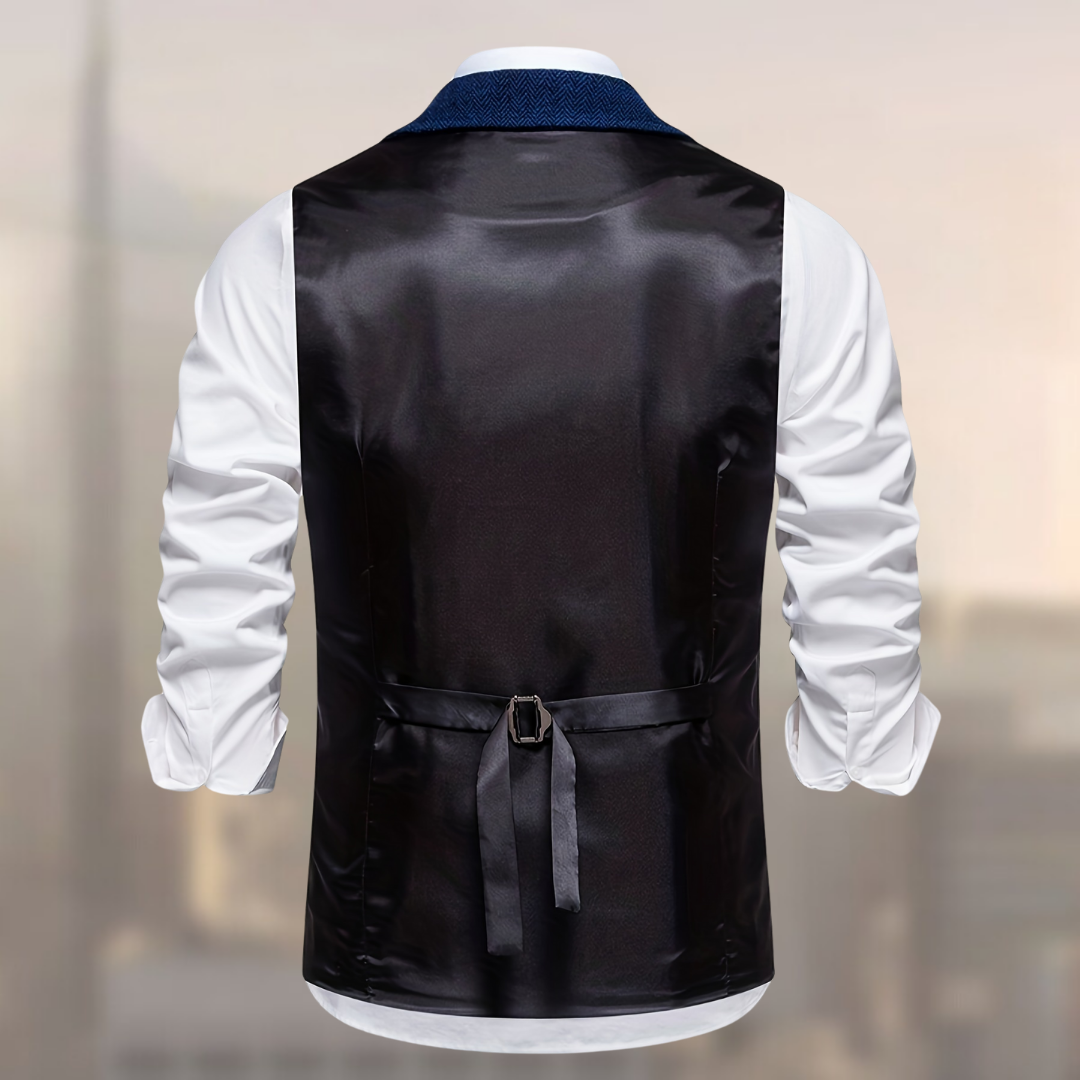 Gilet Boutonné Sans Manches Pour Homme | Vintage