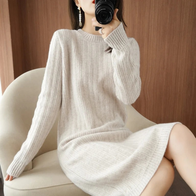 Robe Pull En Maille | Mi-longue