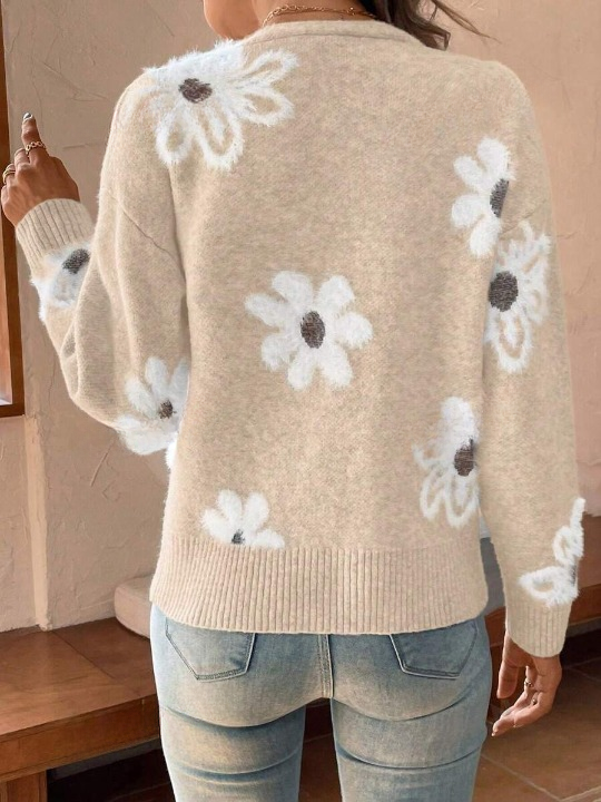 Cardigan Col V Femme | Manches Longues