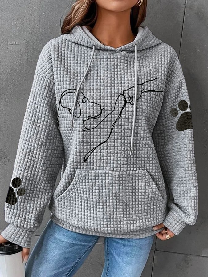 Pull À Capuche Tendance Avec Cordon De Serrage Pour Femme | Hiver