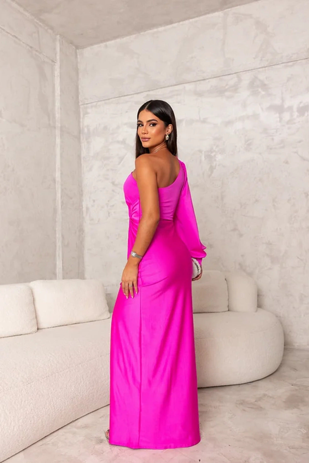 Robe De Soirée Asymétrique Pour Femme | Maxi