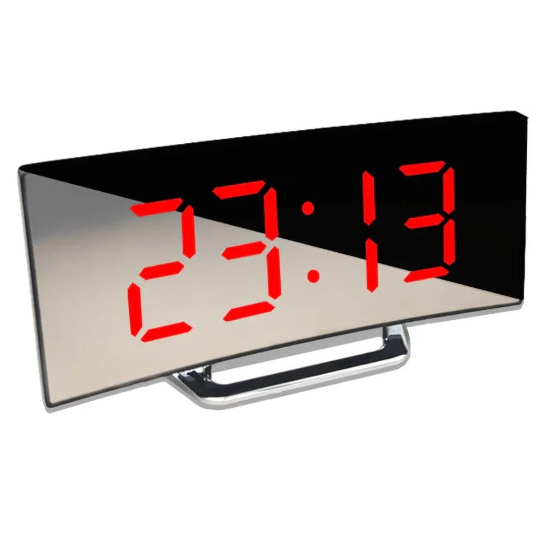 Despertador digital LED curvado | moderno
