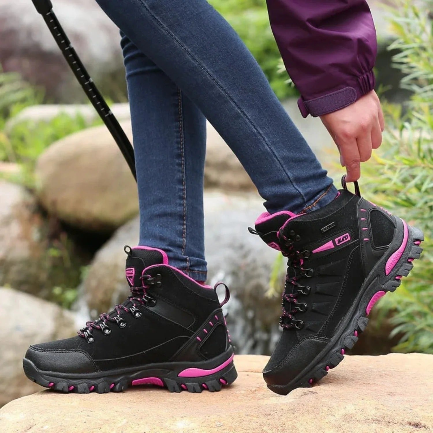 Chaussures De Marche Robustes Pour Femme | Hauteur Cheville