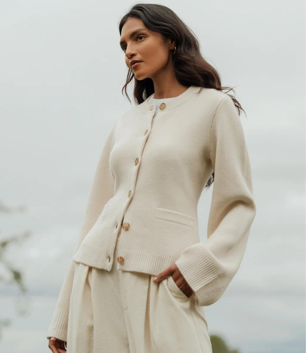 Cardigan pour femme avec poche | Manches longues