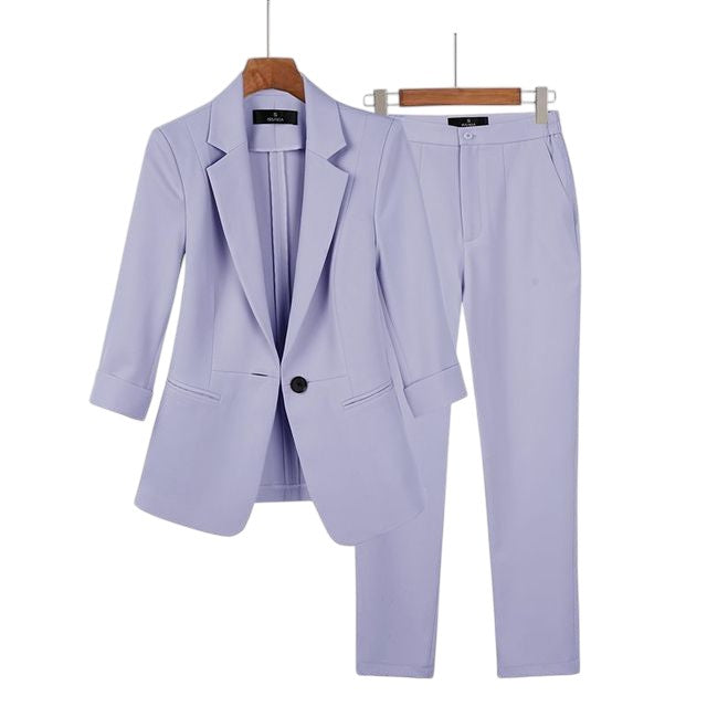 Ensemble Tailleur 2 Pièces Élégant pour Femme-lifestra.fr