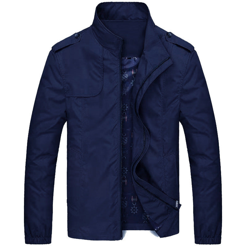 Veste De Transition Moderne À Col Montant Pour Homme | Hiver