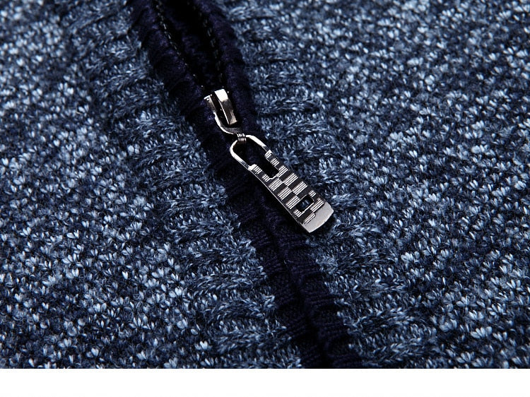 Pull Décontracté En Maille À Col Montant Pour Homme | Hiver