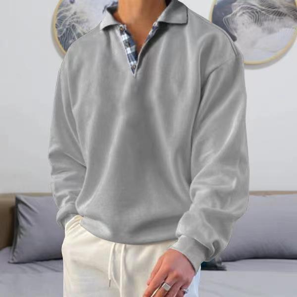 Pull Oversize Décontracté À Col En V Pour Homme | Chaud