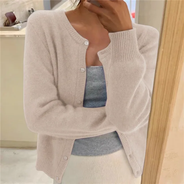 Cardigan En Cachemire À Boutons Pour Femme | Hiver