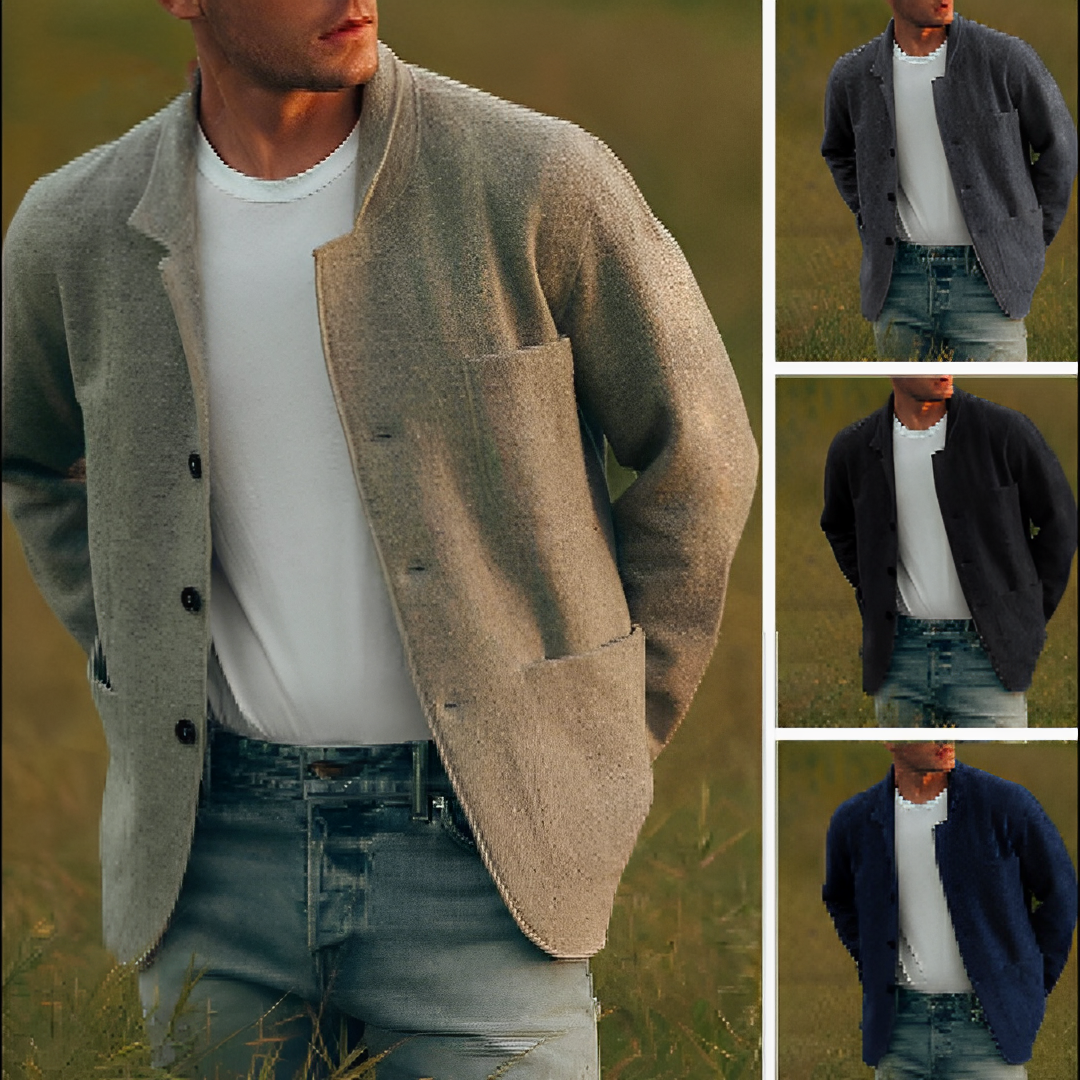 Blazer Classique Avec Poches Pour Homme | Fermeture Boutonnée