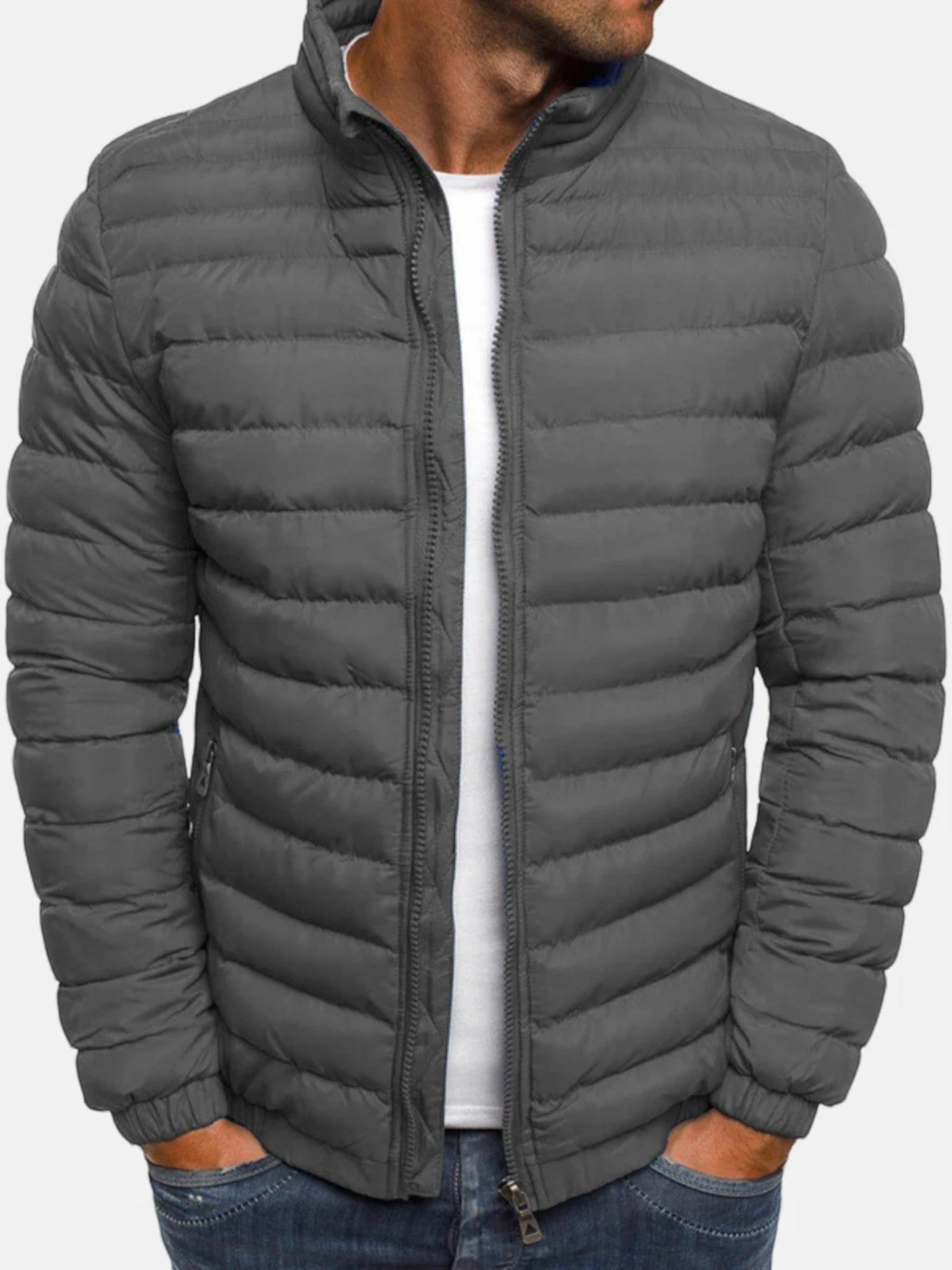 Andrew | Veste D'Été Matelassée Décontractée Pour Homme
