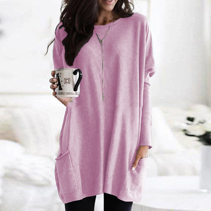 Pull Tunique Oversize Avec Poches Pour Femme | Hiver