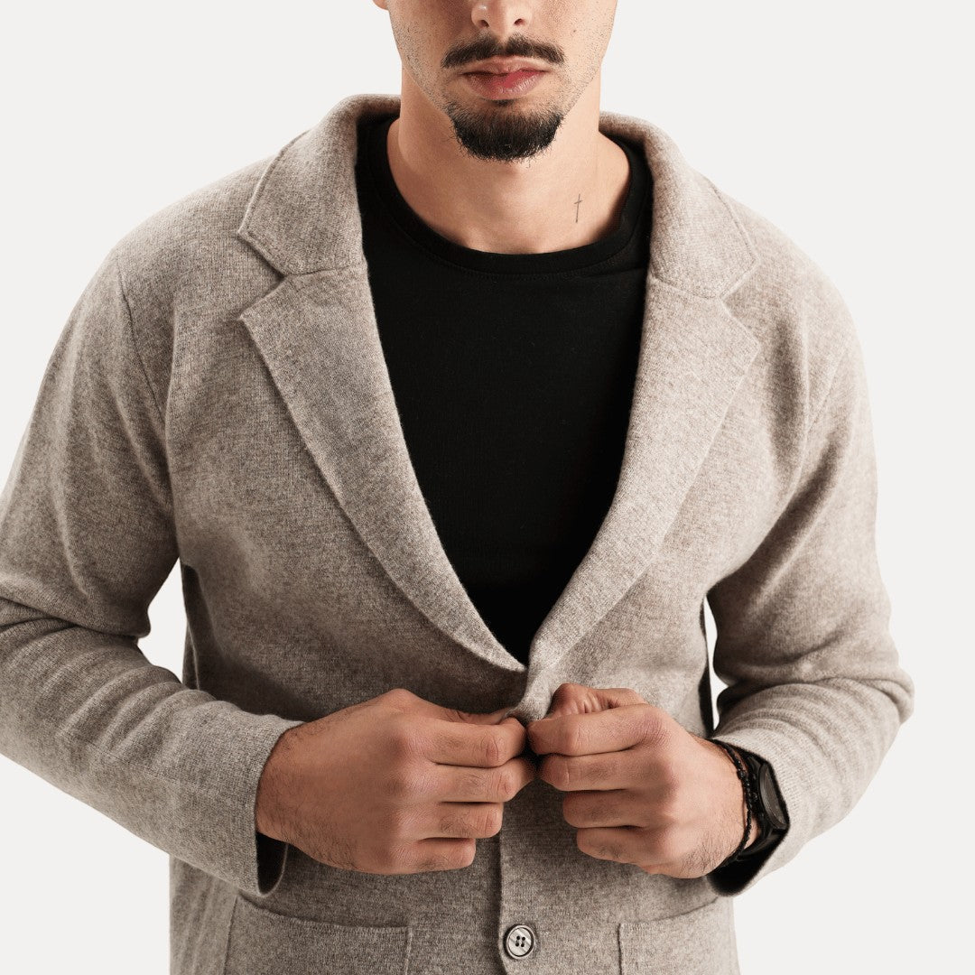 Cardigan Homme À Manches Longues | Hiver