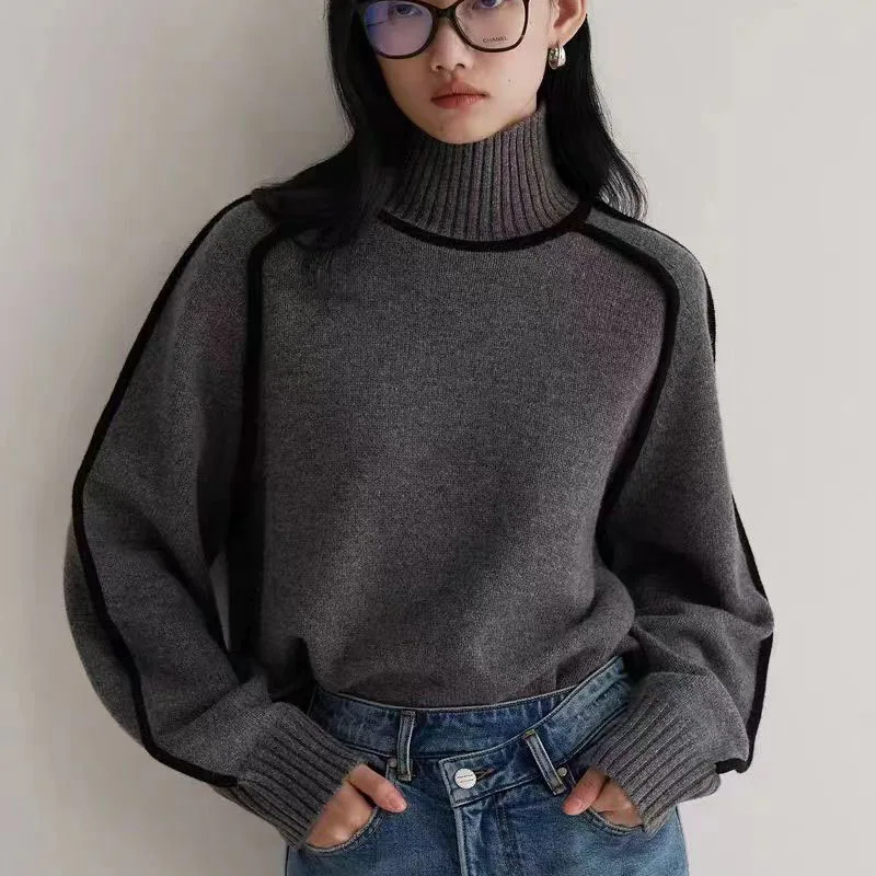 Pull Col Roulé En Cachemire Pour Femme | Hiver