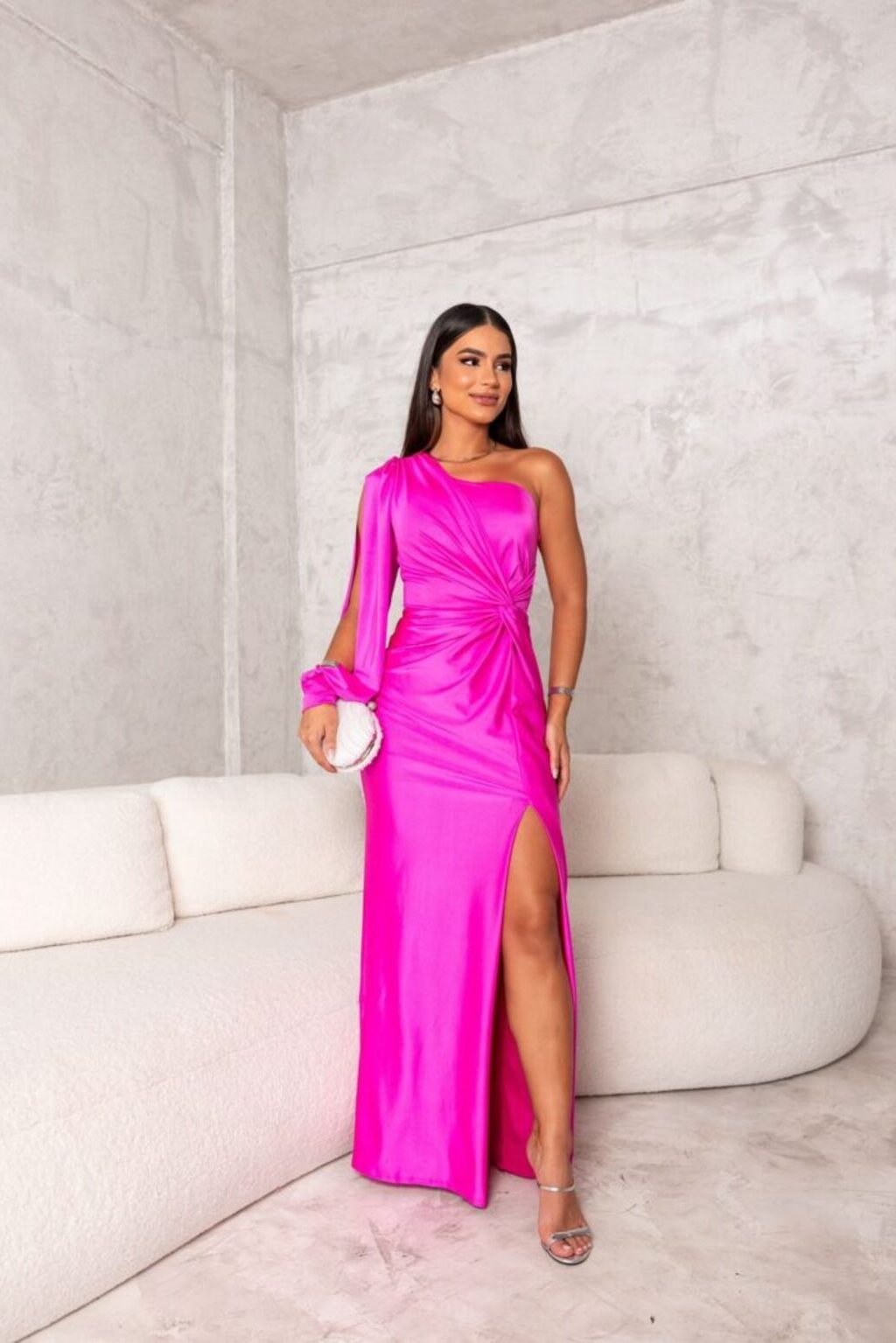 Robe De Soirée Asymétrique Pour Femme | Maxi