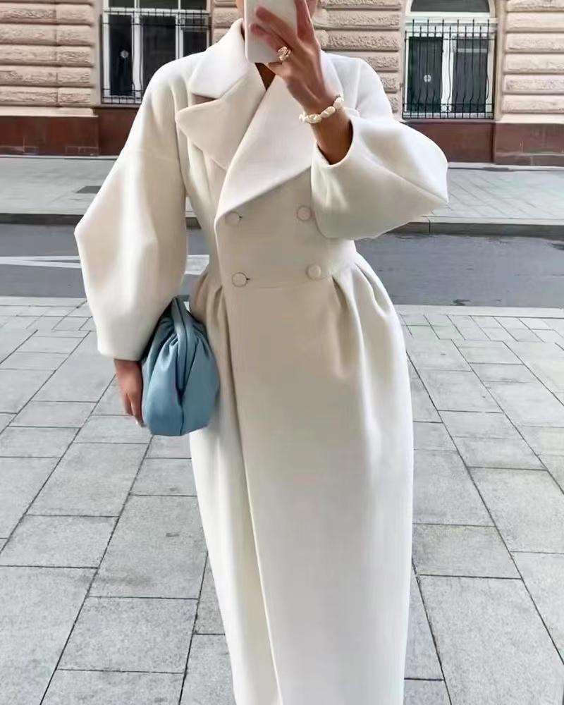 Manteau Moderne À Manches Longues Femme | Hiver