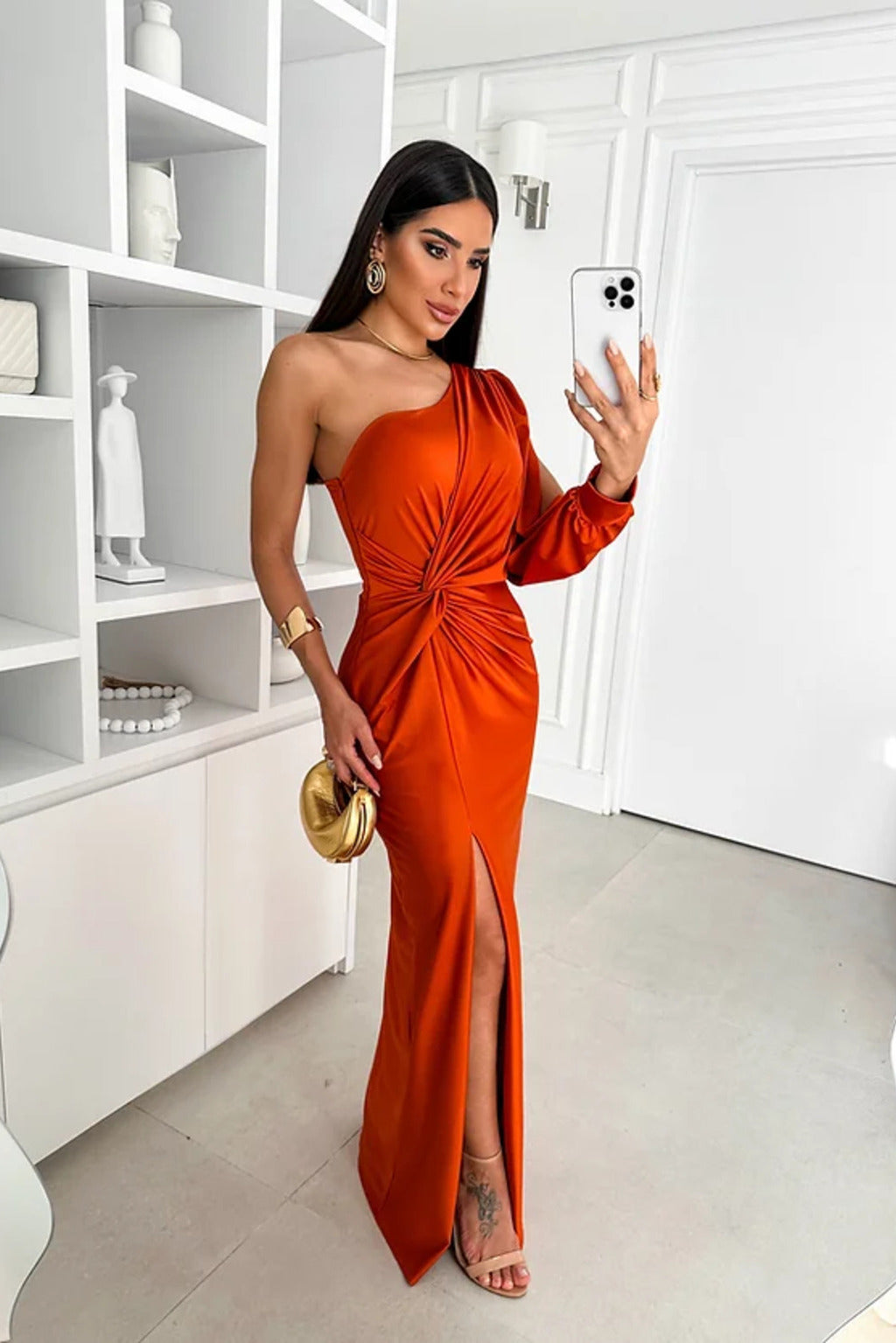 Robe De Soirée Asymétrique Pour Femme | Maxi