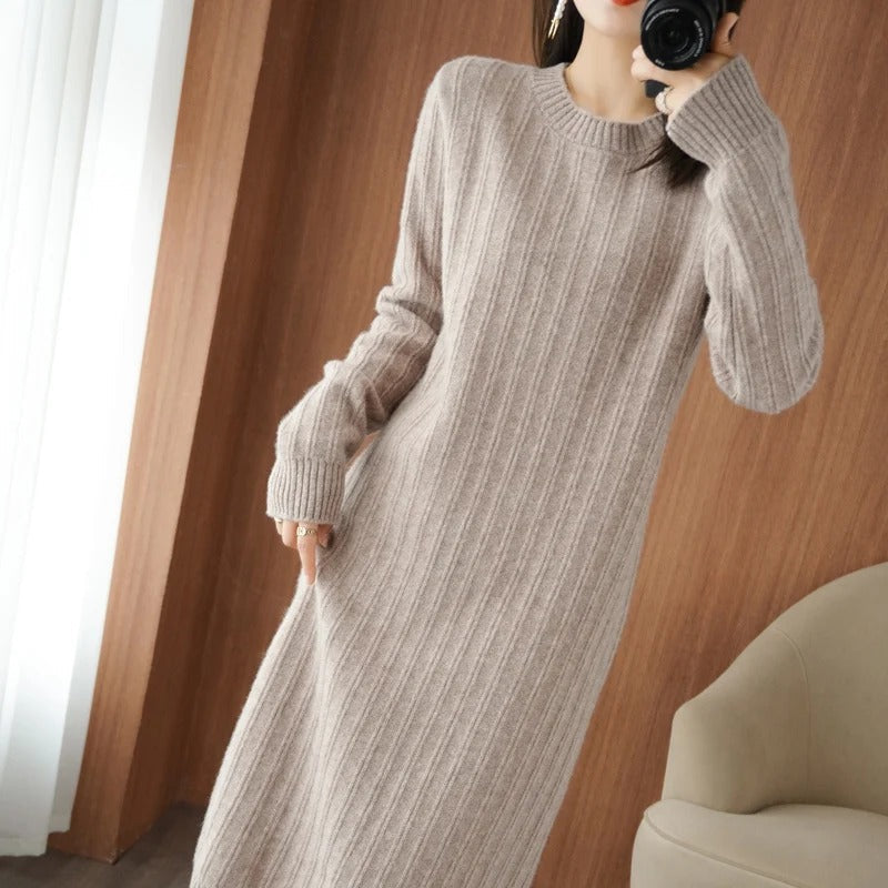 Robe Pull En Maille | Mi-longue