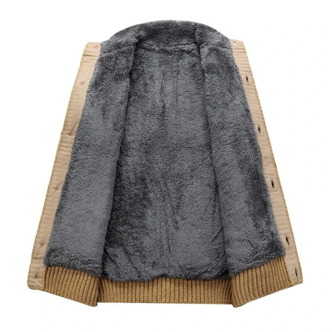 Cardigan En Maille Boutonné Pour Homme | Manches Longues
