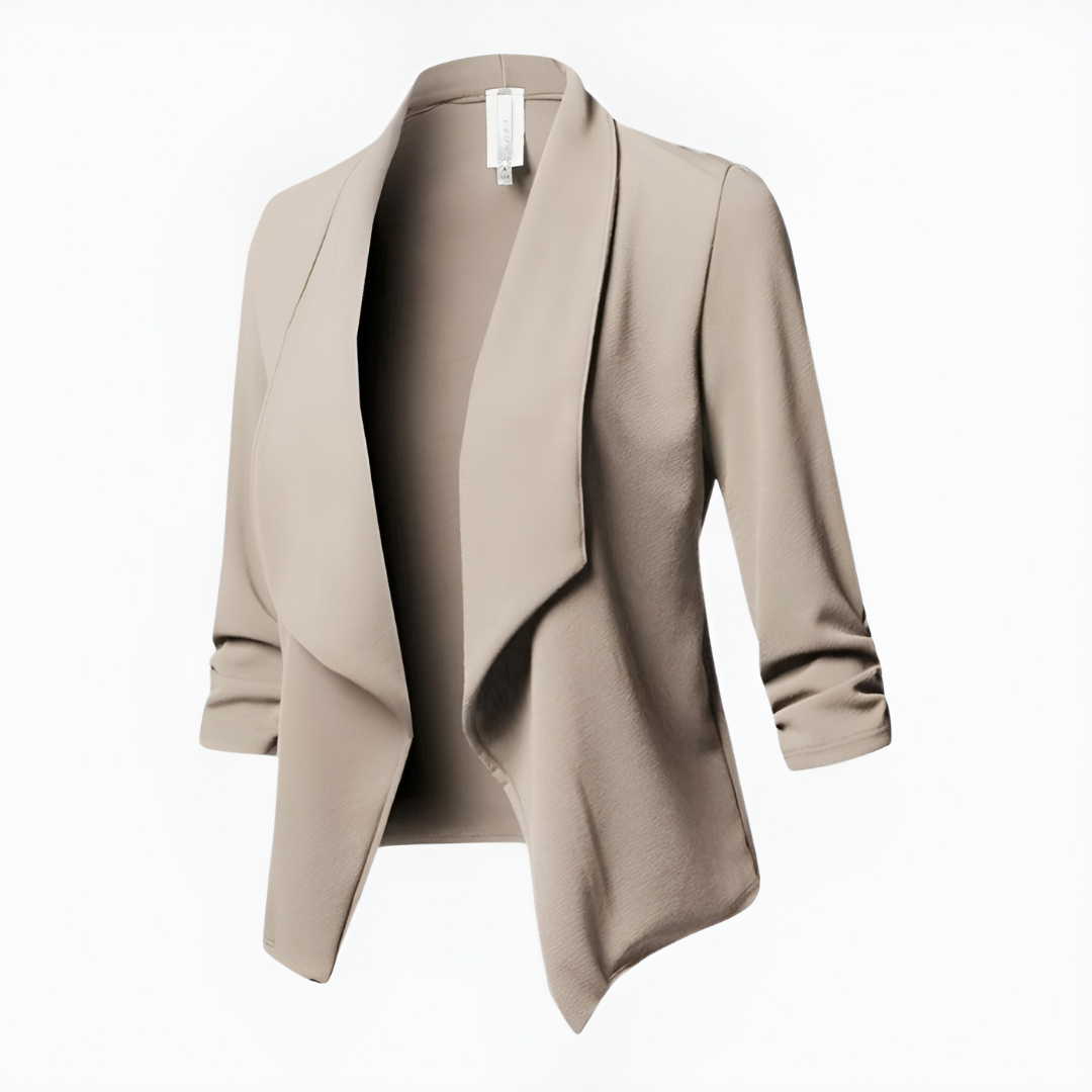 Blazer À Manches Longues Et Devant Ouvert Pour Femme | Habillé