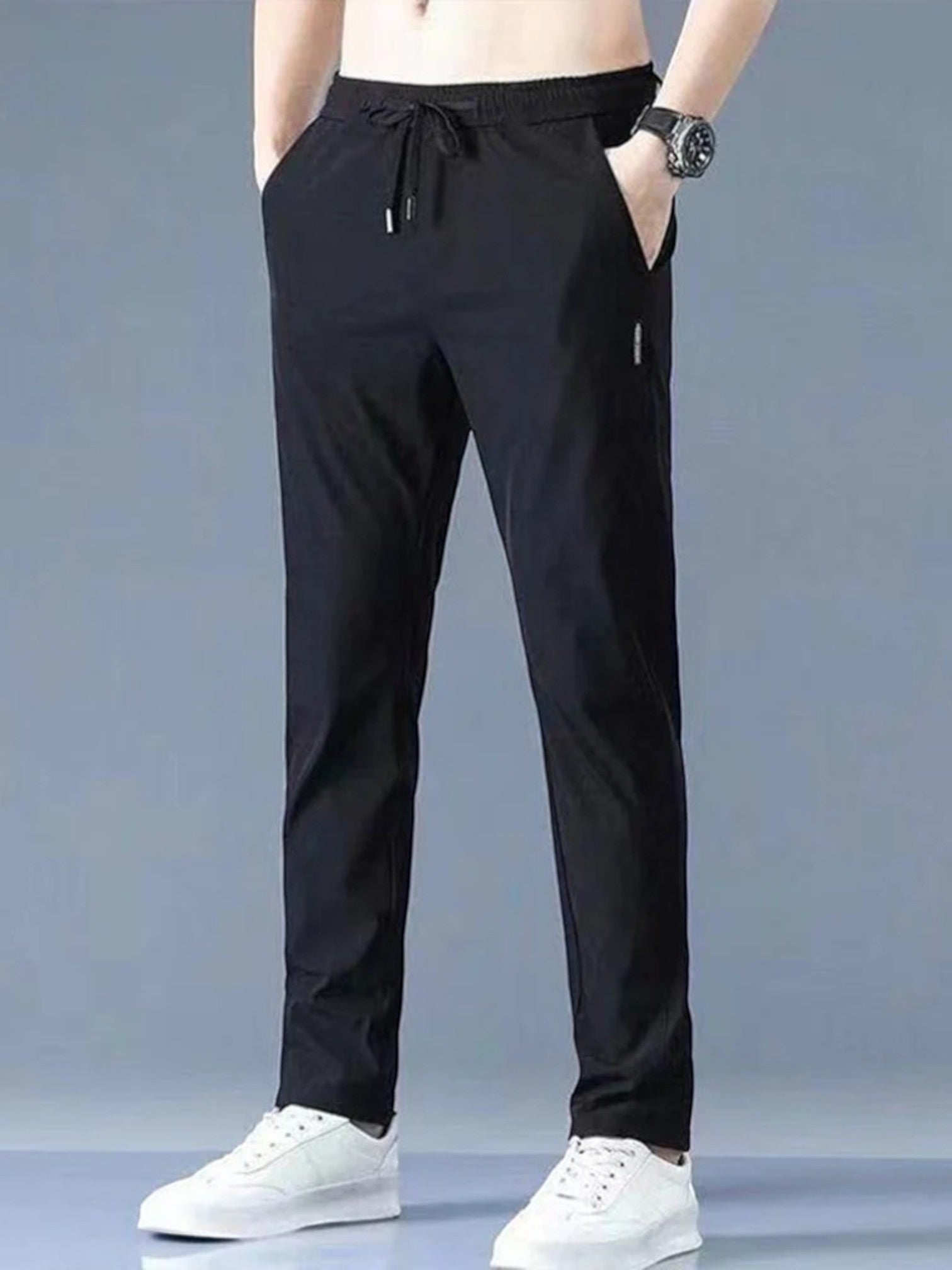 Tobias | Pantalon Décontracté Extensible Pour Homme | Long