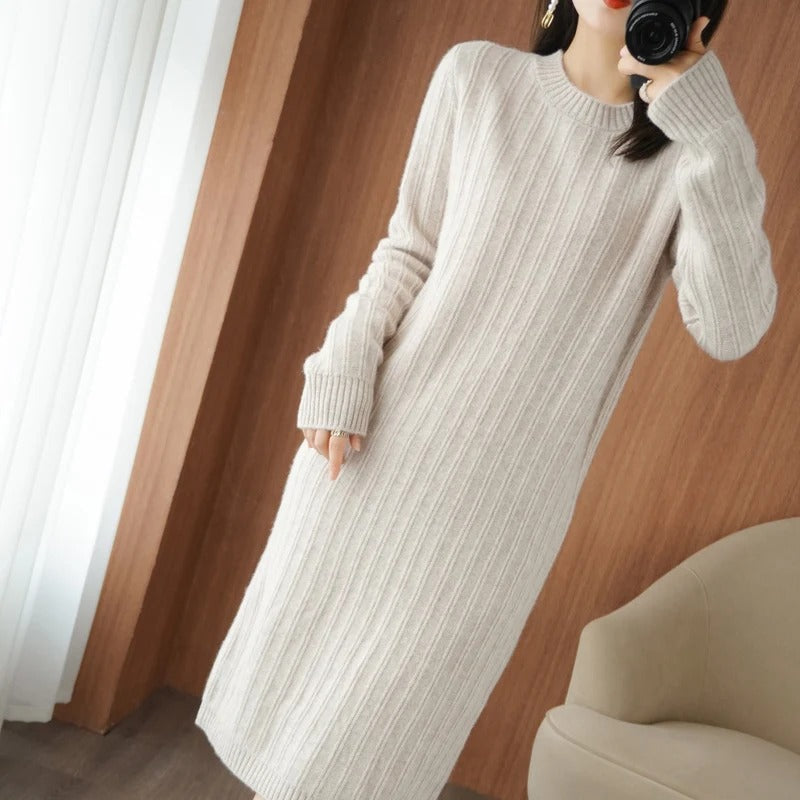 Robe Pull En Maille | Mi-longue