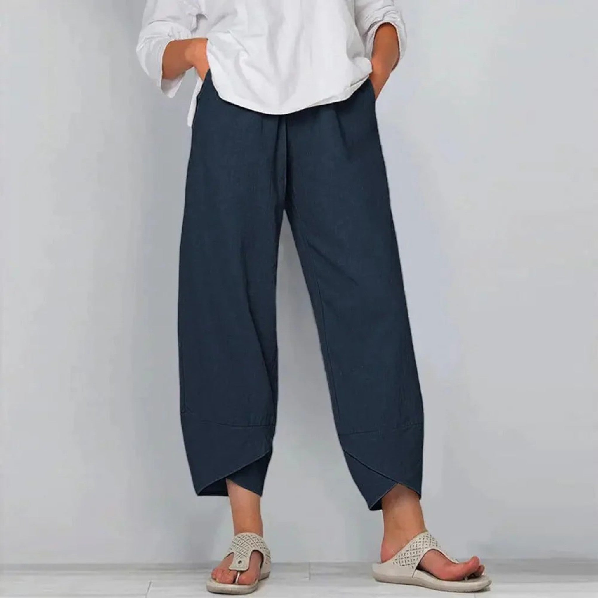 Amara | Pantalon D'été Décontracté À Jambe Large Pour Femmes