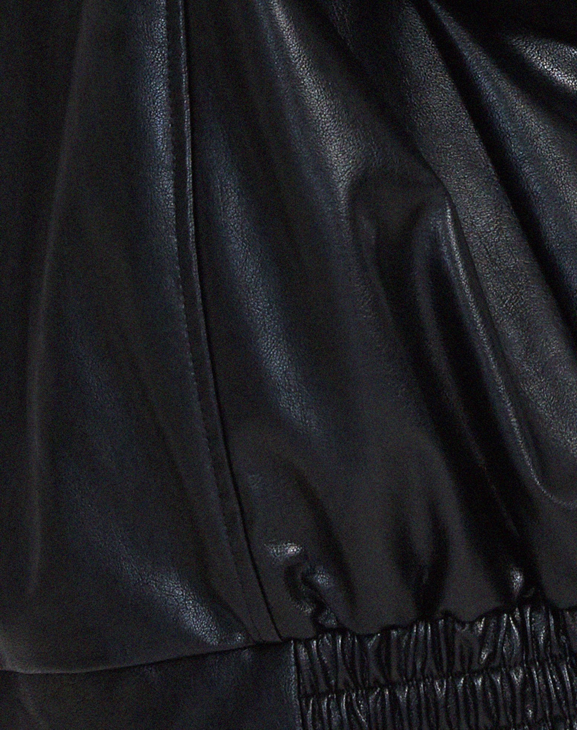 Veste En Cuir Surdimensionnée À Manches Longues Pour Femmes | Automne