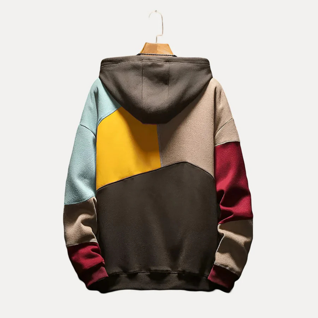 Sweat À Capuche Décontracté À Manches Longues Pour Homme | Poche Avant
