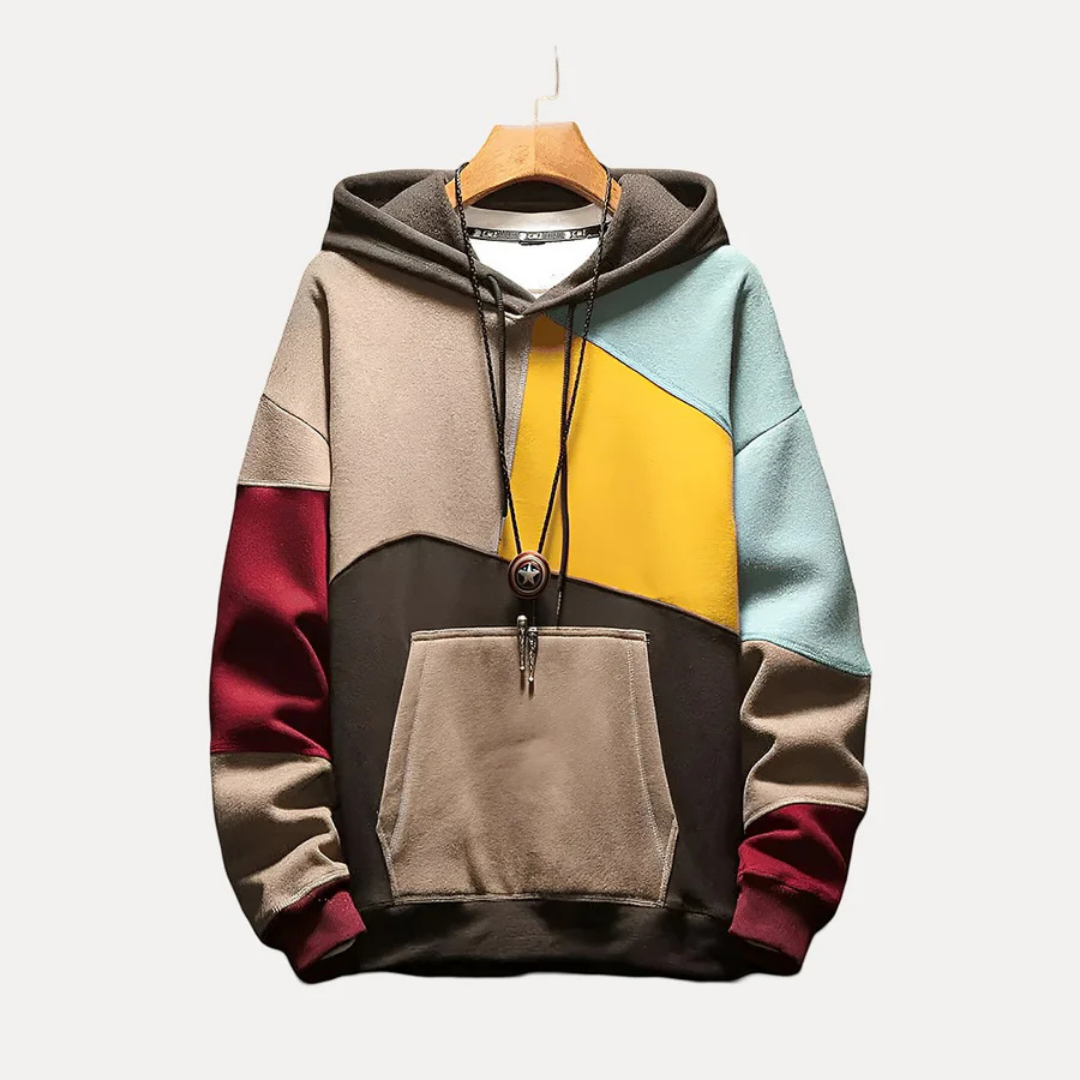 Sweat À Capuche Décontracté À Manches Longues Pour Homme | Poche Avant