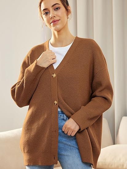 Cardigan Femme Col V | Fermeture Boutonnée