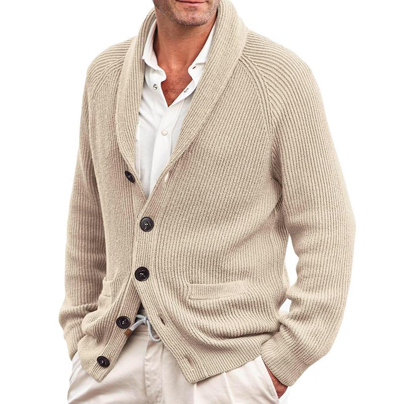 Cardigan Boutonné D'hiver Pour Homme | Avec Poche