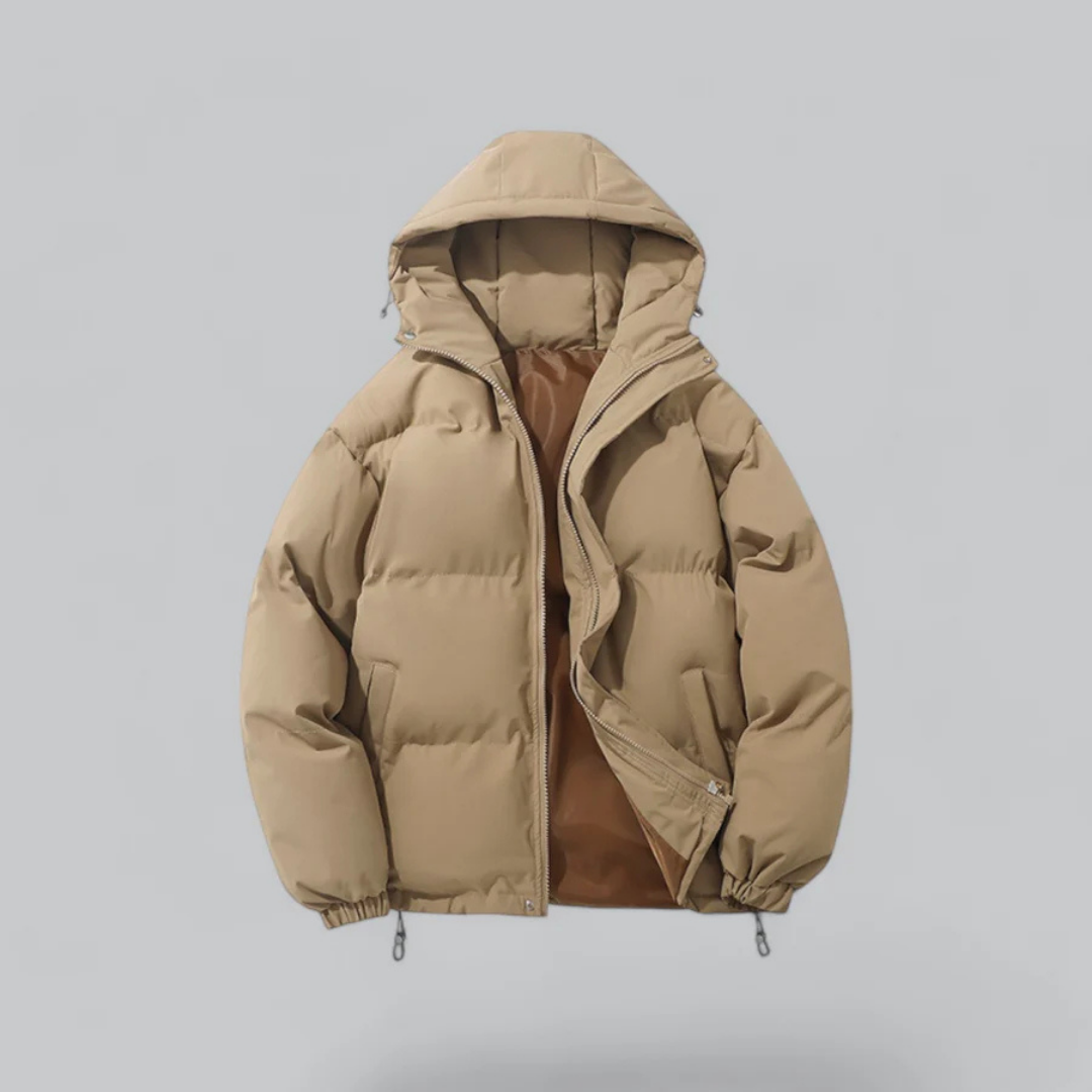 Doudoune Zippée À Capuche | Hiver