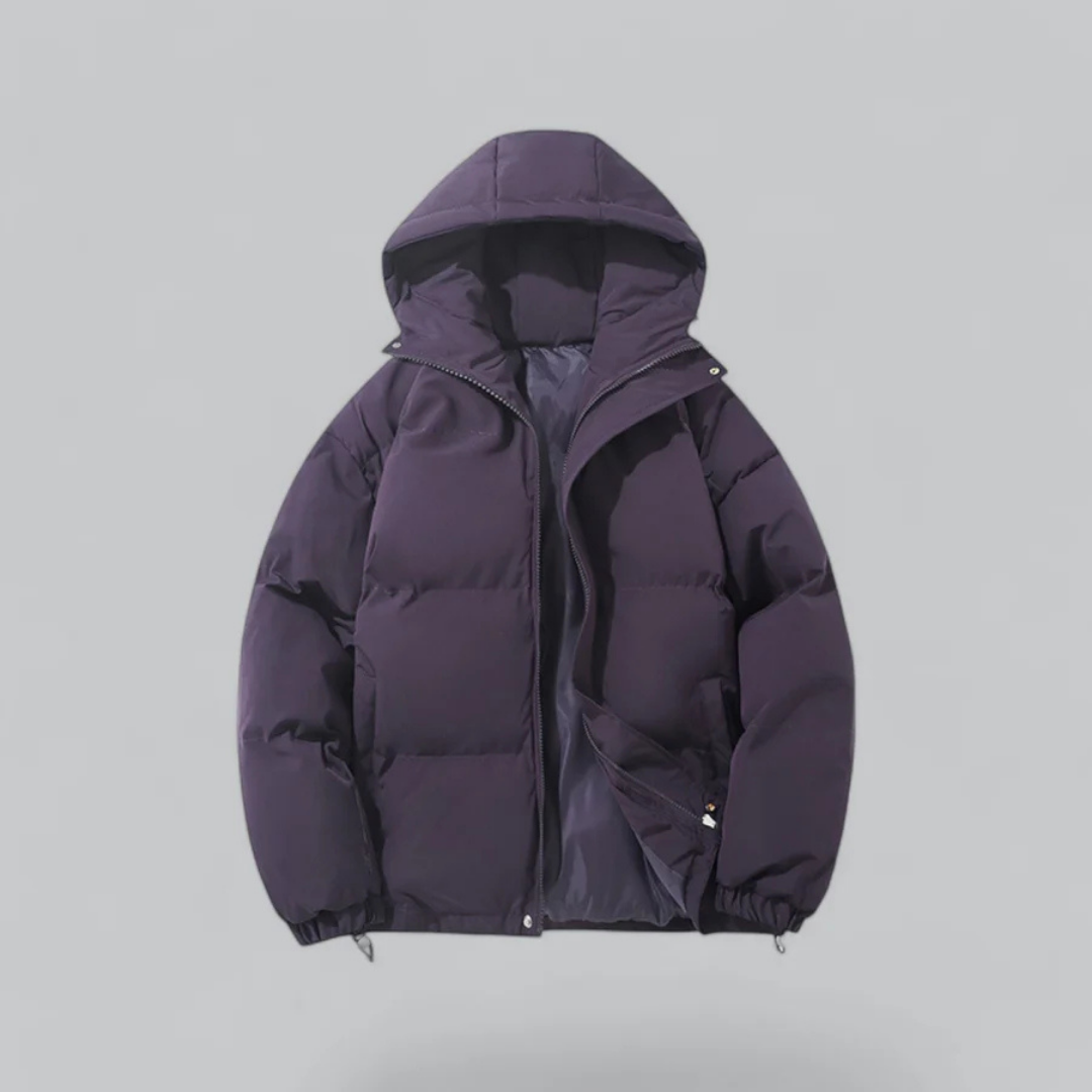 Doudoune Zippée À Capuche | Hiver