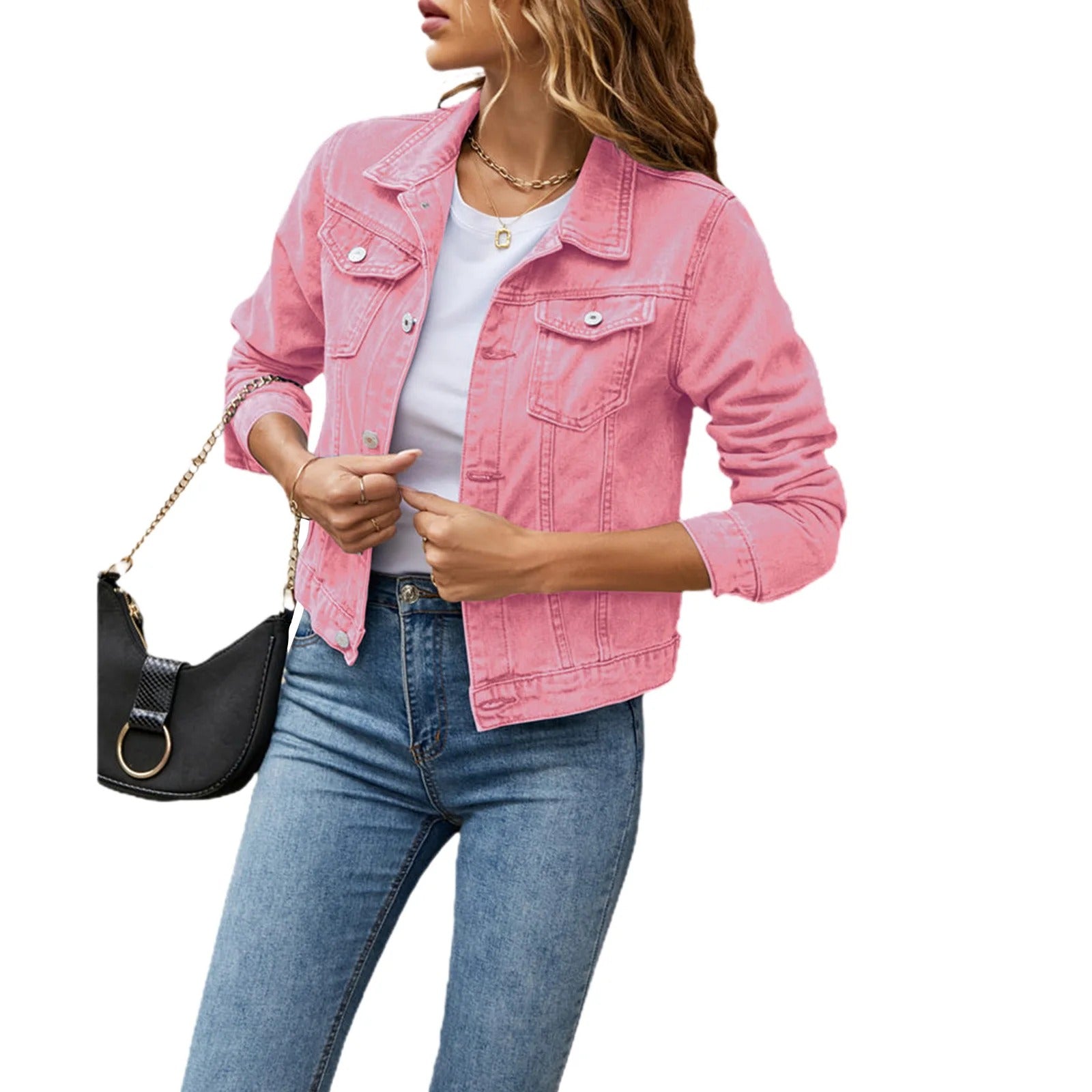 Veste En Jean Décontractée Pour Femme | Courte