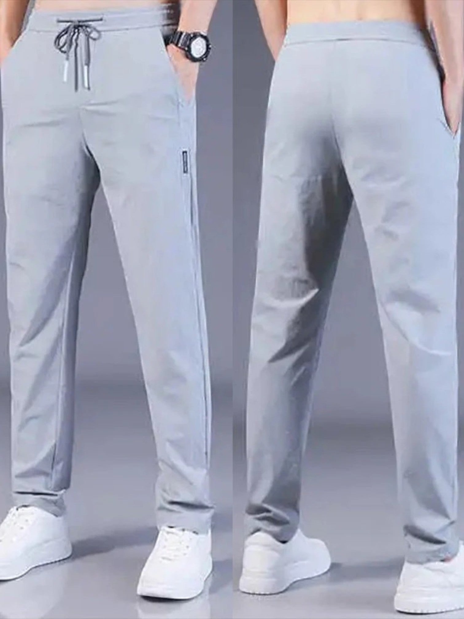 Tobias | Pantalon Décontracté Extensible Pour Homme | Long