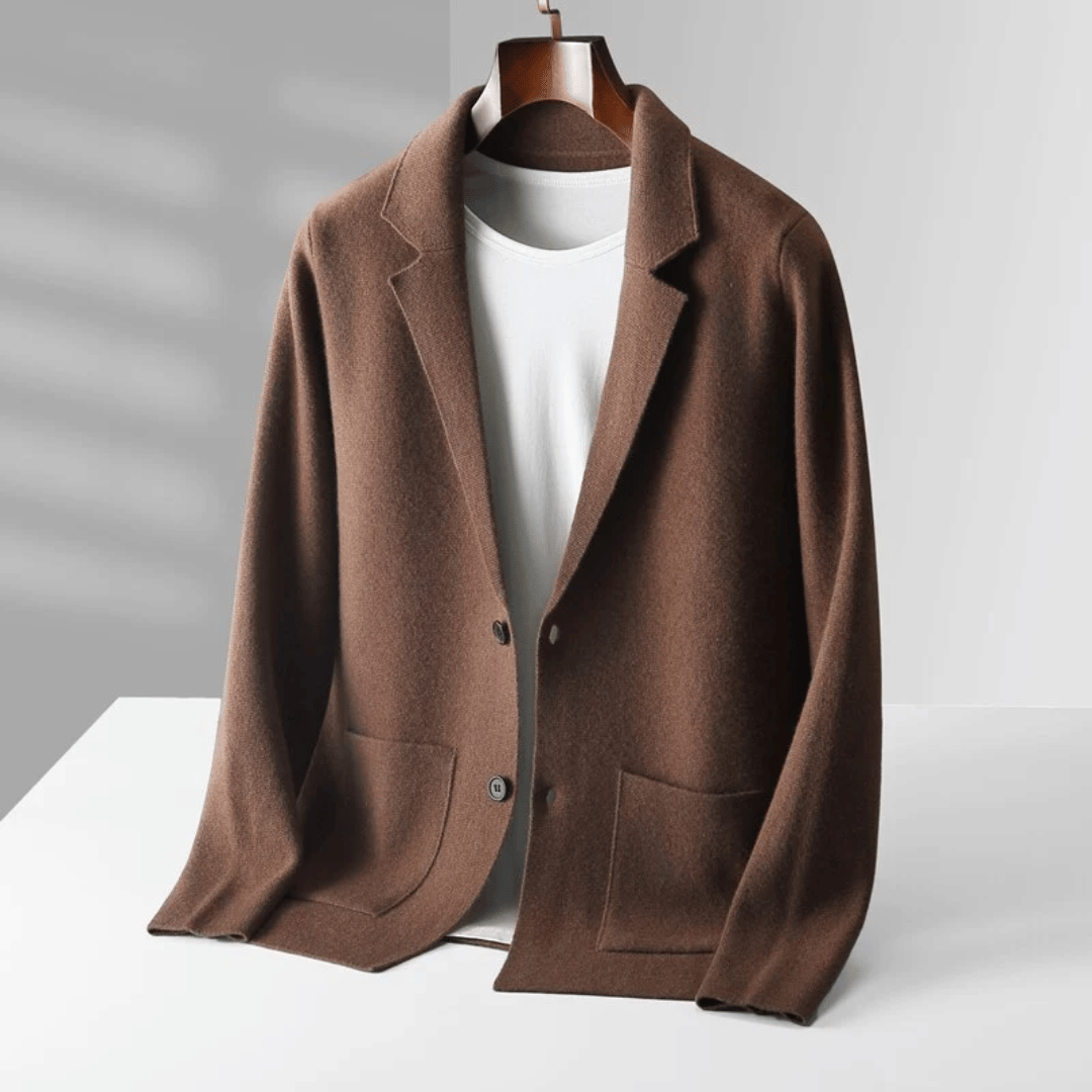 Cardigan En Maille Unie À Manches Longues Pour Femme | Hiver