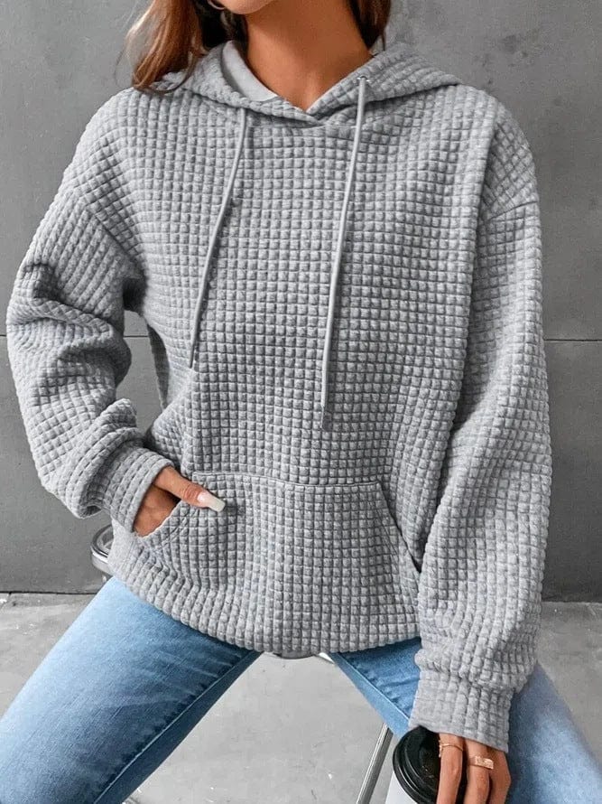 Sweat À Capuche Matelassé Pour Femme | Manches Longues