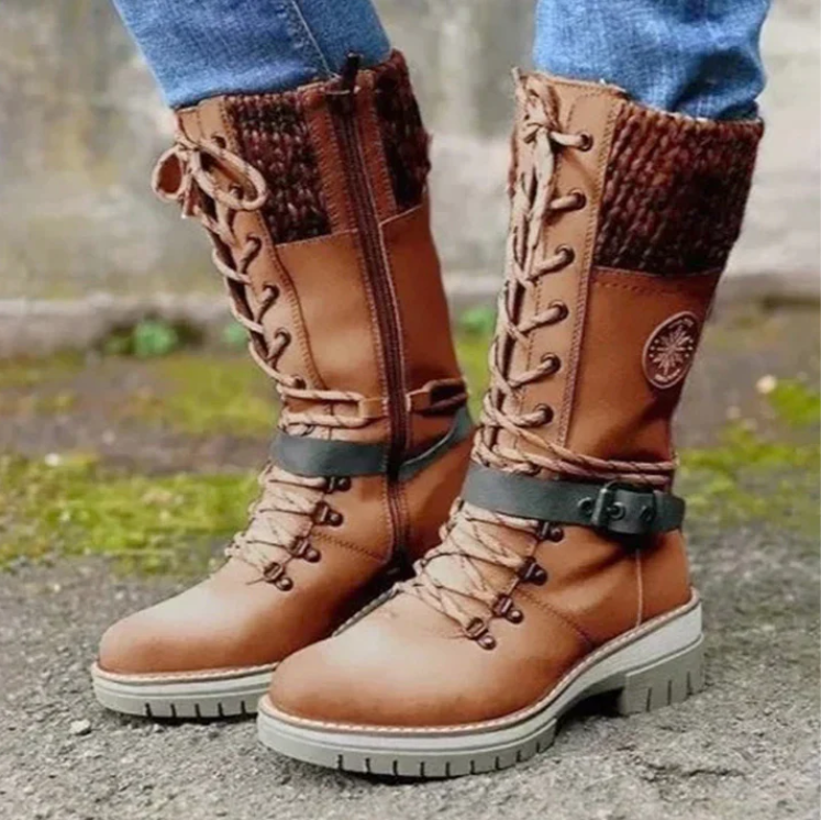 Bottes D’hiver À Lacets Pour Femmes | Stylées