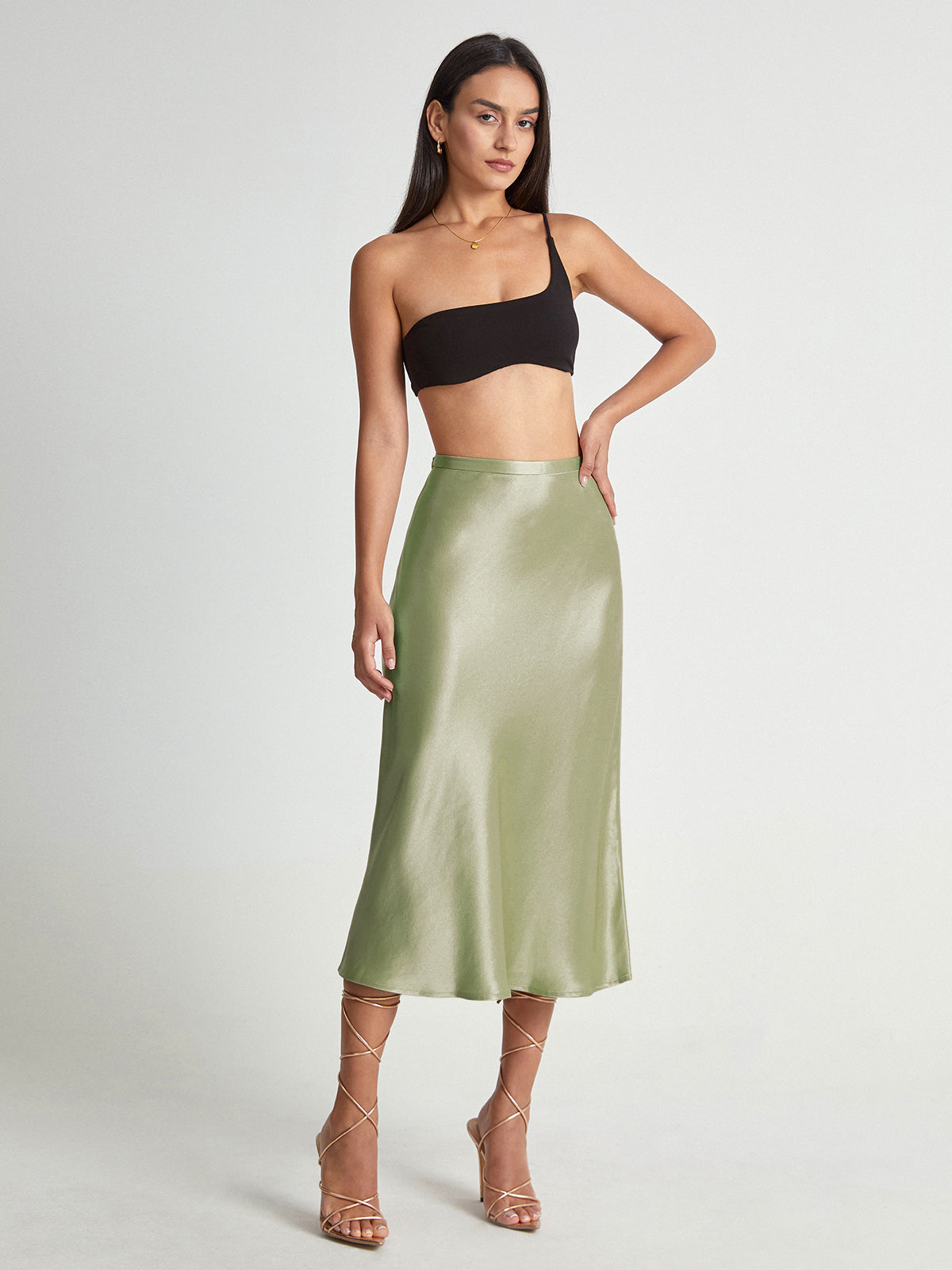 Jupe Taille Haute Pour Femme | Midi