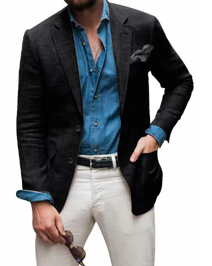 Blazer Formel À Simple Boutonnage Pour Homme | Fermeture À Boutons