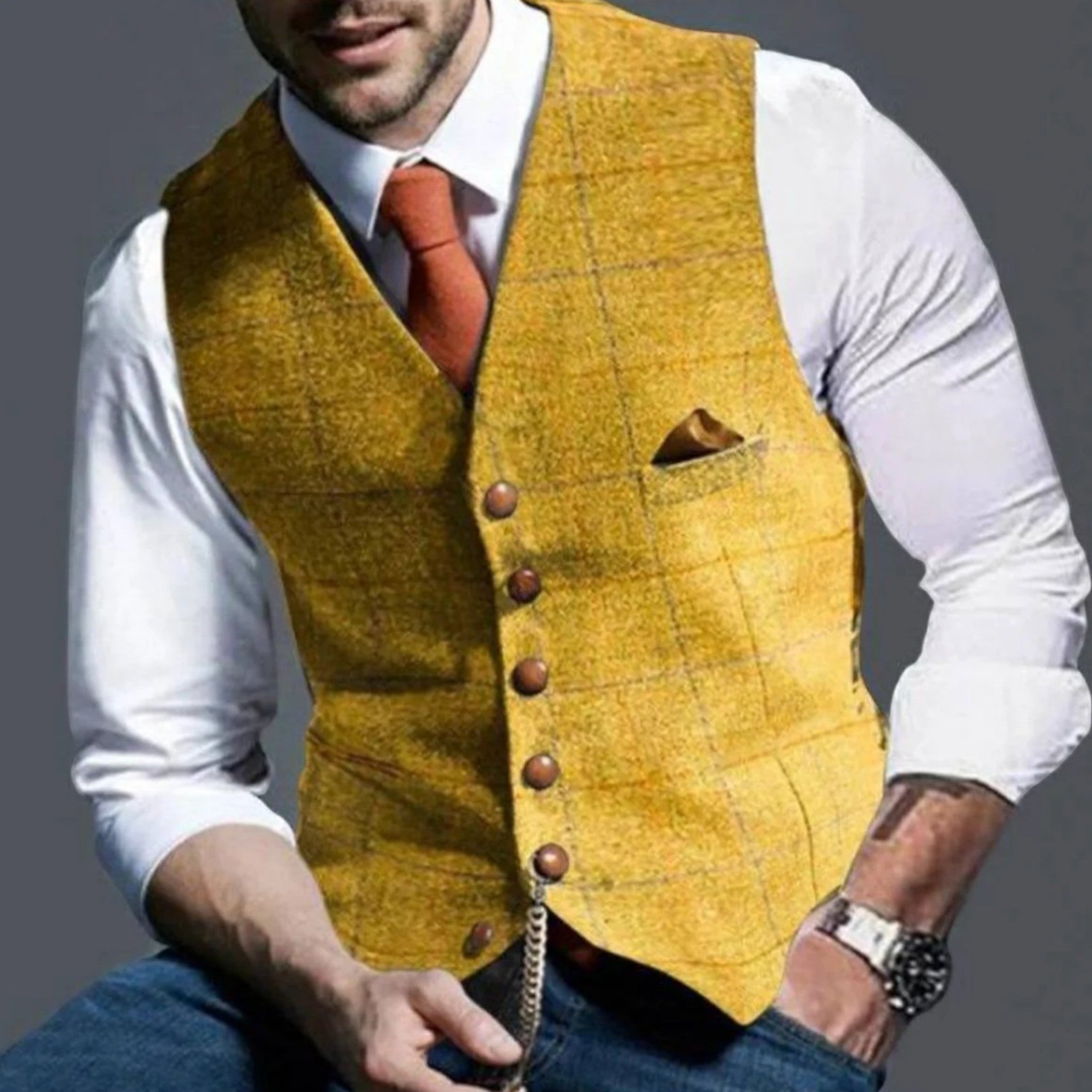 Isaac | Gilet Élégant Pour Homme