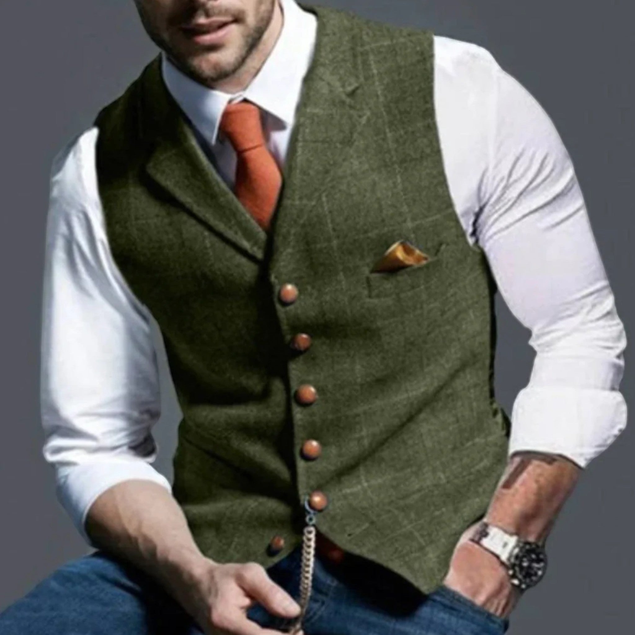 Isaac | Gilet Élégant Pour Homme